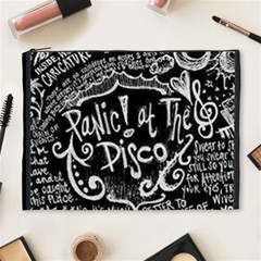 Panic ! At The Disco Lyric Quotes Cosmetic Bag (XL) from ArtsNow.com Front
