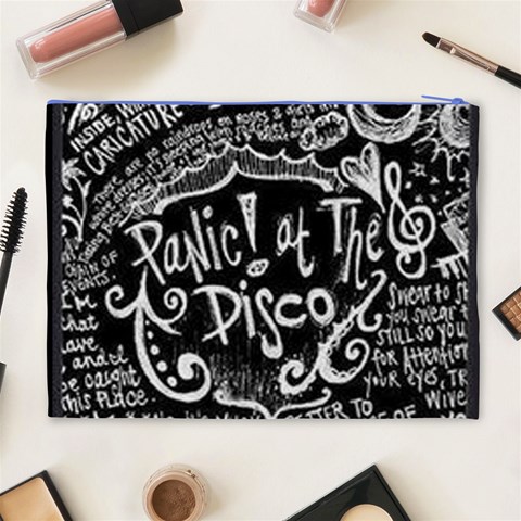 Panic ! At The Disco Lyric Quotes Cosmetic Bag (XL) from ArtsNow.com Back