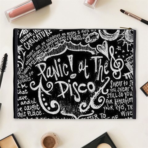 Panic ! At The Disco Lyric Quotes Cosmetic Bag (XL) from ArtsNow.com Back