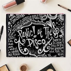 Panic ! At The Disco Lyric Quotes Cosmetic Bag (XL) from ArtsNow.com Back