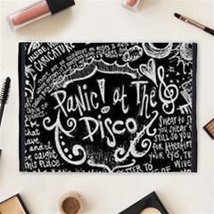 Panic ! At The Disco Lyric Quotes Cosmetic Bag (XL) from ArtsNow.com Back