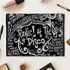 Panic ! At The Disco Lyric Quotes Cosmetic Bag (XL) from ArtsNow.com Back