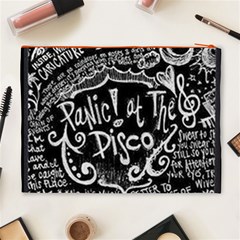 Panic ! At The Disco Lyric Quotes Cosmetic Bag (XL) from ArtsNow.com Back