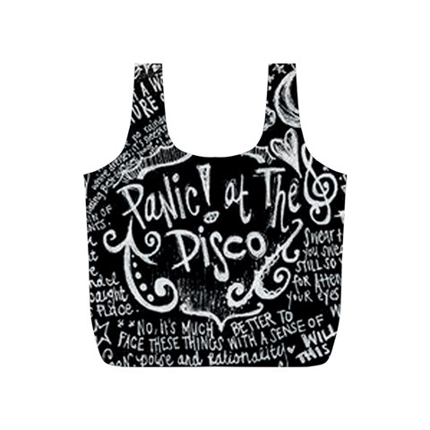 Panic ! At The Disco Lyric Quotes Full Print Recycle Bag (S) from ArtsNow.com Front