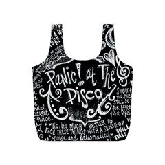 Panic ! At The Disco Lyric Quotes Full Print Recycle Bag (S) from ArtsNow.com Back