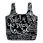 Panic ! At The Disco Lyric Quotes Full Print Recycle Bag (L)