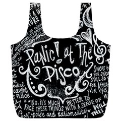 Panic ! At The Disco Lyric Quotes Full Print Recycle Bag (XL) from ArtsNow.com Front