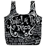 Panic ! At The Disco Lyric Quotes Full Print Recycle Bag (XL)