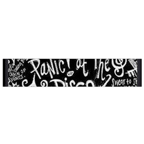 Panic ! At The Disco Lyric Quotes Flano Scarf (Small) from ArtsNow.com Front