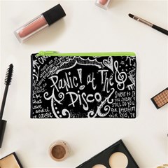 Panic ! At The Disco Lyric Quotes Cosmetic Bag (XS) from ArtsNow.com Front
