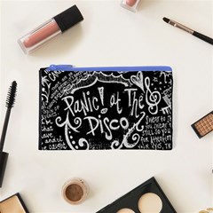 Panic ! At The Disco Lyric Quotes Cosmetic Bag (XS) from ArtsNow.com Front