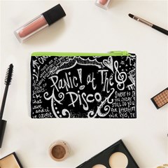 Panic ! At The Disco Lyric Quotes Cosmetic Bag (XS) from ArtsNow.com Back