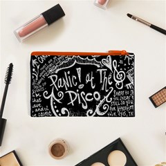 Panic ! At The Disco Lyric Quotes Cosmetic Bag (XS) from ArtsNow.com Back