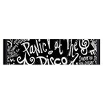 Panic ! At The Disco Lyric Quotes Satin Scarf (Oblong)