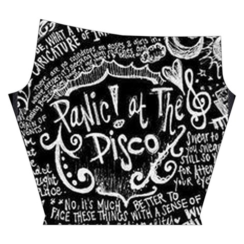 Panic ! At The Disco Lyric Quotes Yoga Cropped Leggings from ArtsNow.com Right
