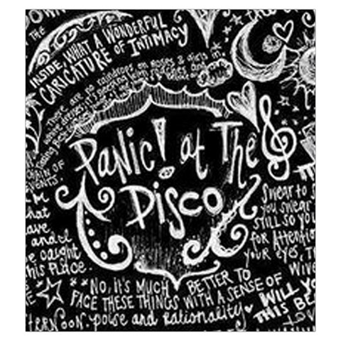 Panic ! At The Disco Lyric Quotes Drawstring Pouch (XXL) from ArtsNow.com Front
