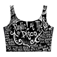Panic ! At The Disco Lyric Quotes Midi Sleeveless Dress from ArtsNow.com Top Back