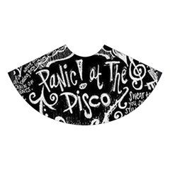 Panic ! At The Disco Lyric Quotes Midi Sleeveless Dress from ArtsNow.com Skirt Front