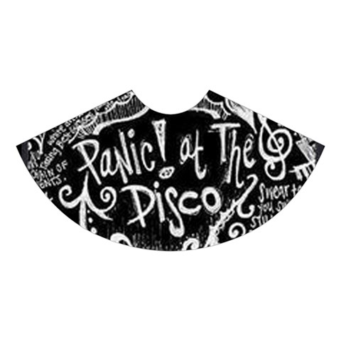 Panic ! At The Disco Lyric Quotes Midi Sleeveless Dress from ArtsNow.com Skirt Back