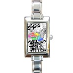 Panic ! At The Disco Rectangle Italian Charm Watch
