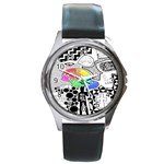 Panic ! At The Disco Round Metal Watch