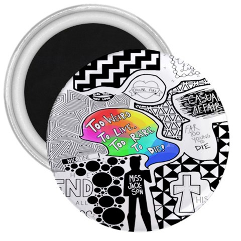 Panic ! At The Disco 3  Magnet from ArtsNow.com Front