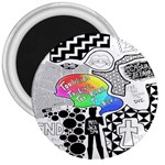 Panic ! At The Disco 3  Magnet
