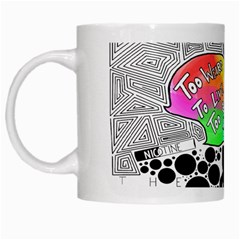 Panic ! At The Disco White Mug from ArtsNow.com Left