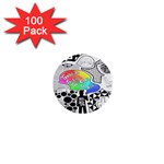 Panic ! At The Disco 1  Mini Button (100 pack) 
