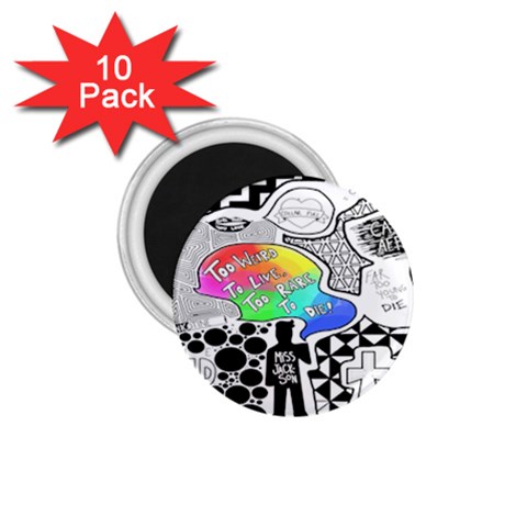 Panic ! At The Disco 1.75  Magnet (10 pack)  from ArtsNow.com Front