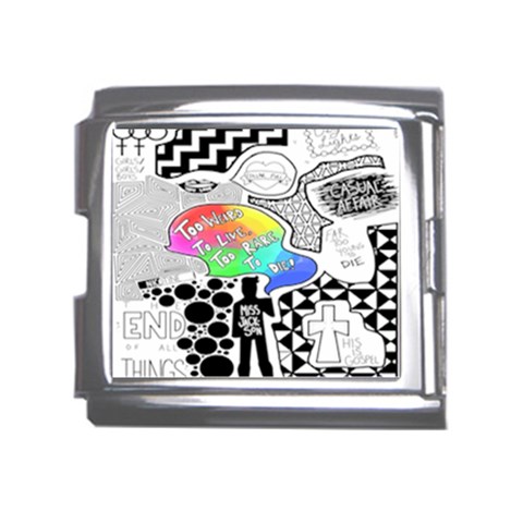 Panic ! At The Disco Mega Link Italian Charm (18mm) from ArtsNow.com Front