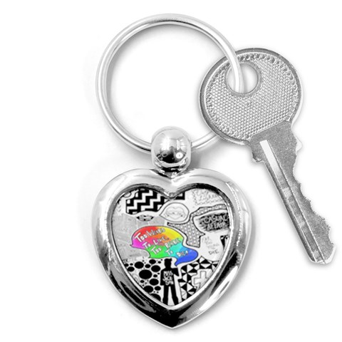 Panic ! At The Disco Key Chain (Heart) from ArtsNow.com Front