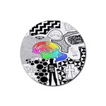 Panic ! At The Disco Rubber Round Coaster (4 pack)