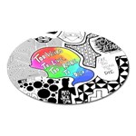 Panic ! At The Disco Magnet (Oval)