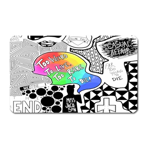Panic ! At The Disco Magnet (Rectangular) from ArtsNow.com Front