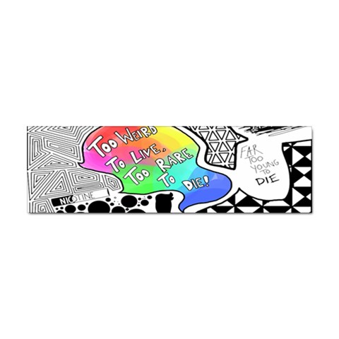 Panic ! At The Disco Sticker Bumper (10 pack) from ArtsNow.com Front