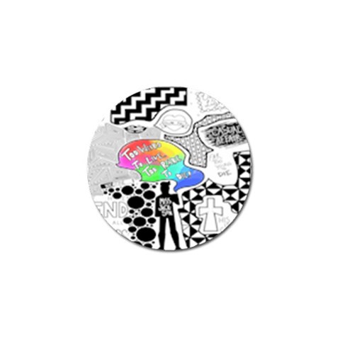 Panic ! At The Disco Golf Ball Marker (10 pack) from ArtsNow.com Front