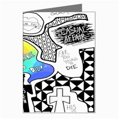 Panic ! At The Disco Greeting Card from ArtsNow.com Left