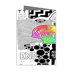 Panic ! At The Disco Mini Greeting Card from ArtsNow.com Right