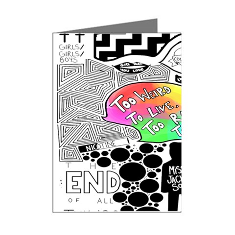 Panic ! At The Disco Mini Greeting Cards (Pkg of 8) from ArtsNow.com Right