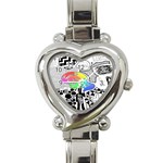 Panic ! At The Disco Heart Italian Charm Watch