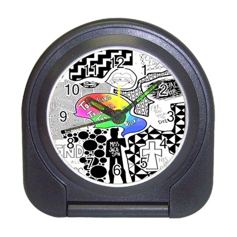 Panic ! At The Disco Travel Alarm Clock from ArtsNow.com Front