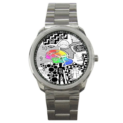 Panic ! At The Disco Sport Metal Watch from ArtsNow.com Front