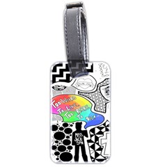 Panic ! At The Disco Luggage Tag (two sides) from ArtsNow.com Back