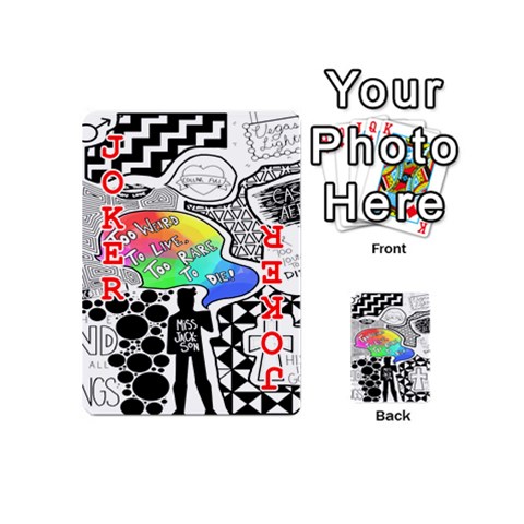 Panic ! At The Disco Playing Cards 54 (Mini) from ArtsNow.com Front - Joker2