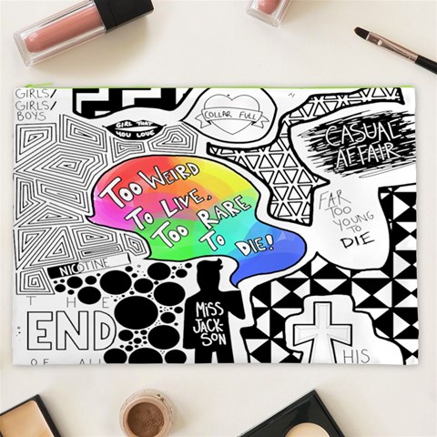 Panic ! At The Disco Cosmetic Bag (XXL) from ArtsNow.com Front