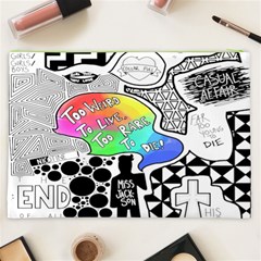 Panic ! At The Disco Cosmetic Bag (XXL) from ArtsNow.com Back