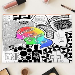 Panic ! At The Disco Cosmetic Bag (XXL) from ArtsNow.com Back