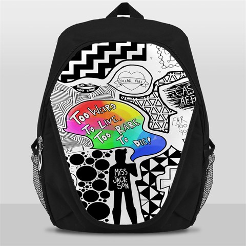 Panic ! At The Disco Backpack Bag from ArtsNow.com Front