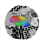 Panic ! At The Disco Standard 15  Premium Round Cushion 